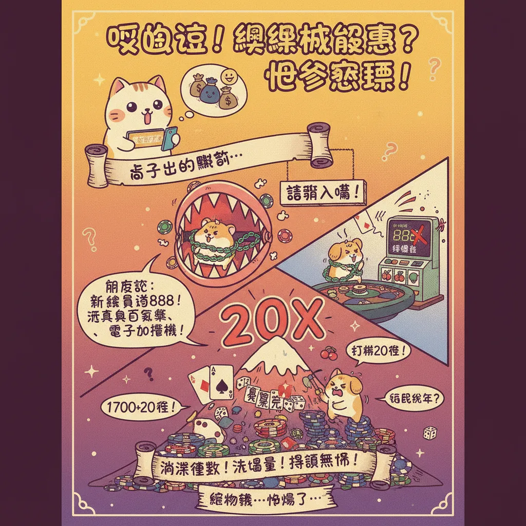 領取娛樂城優惠必看：體驗金與流水倍數陷阱解析